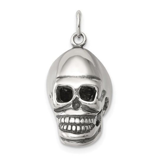 Sterling Silver Skull Pendant QC5163