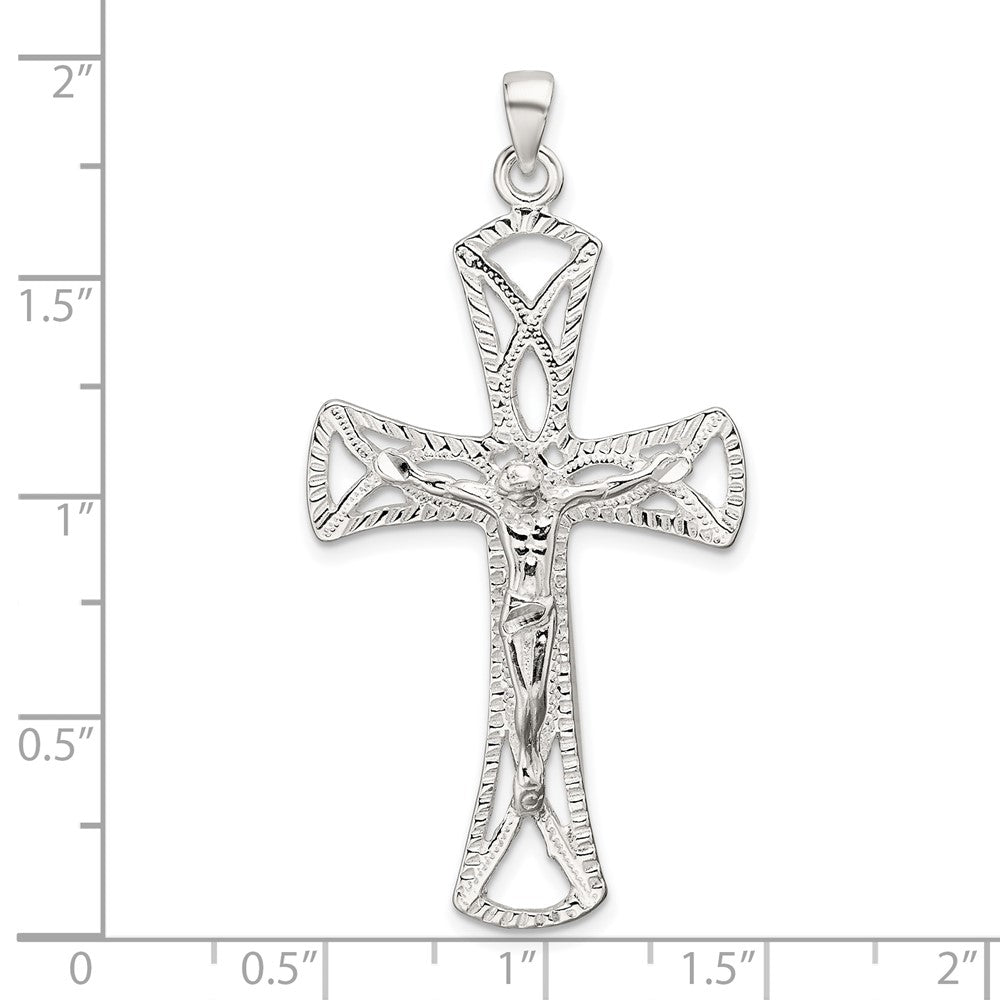 Sterling Silver Crucifix Pendant QC522