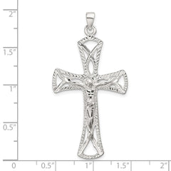 Sterling Silver Crucifix Pendant QC522