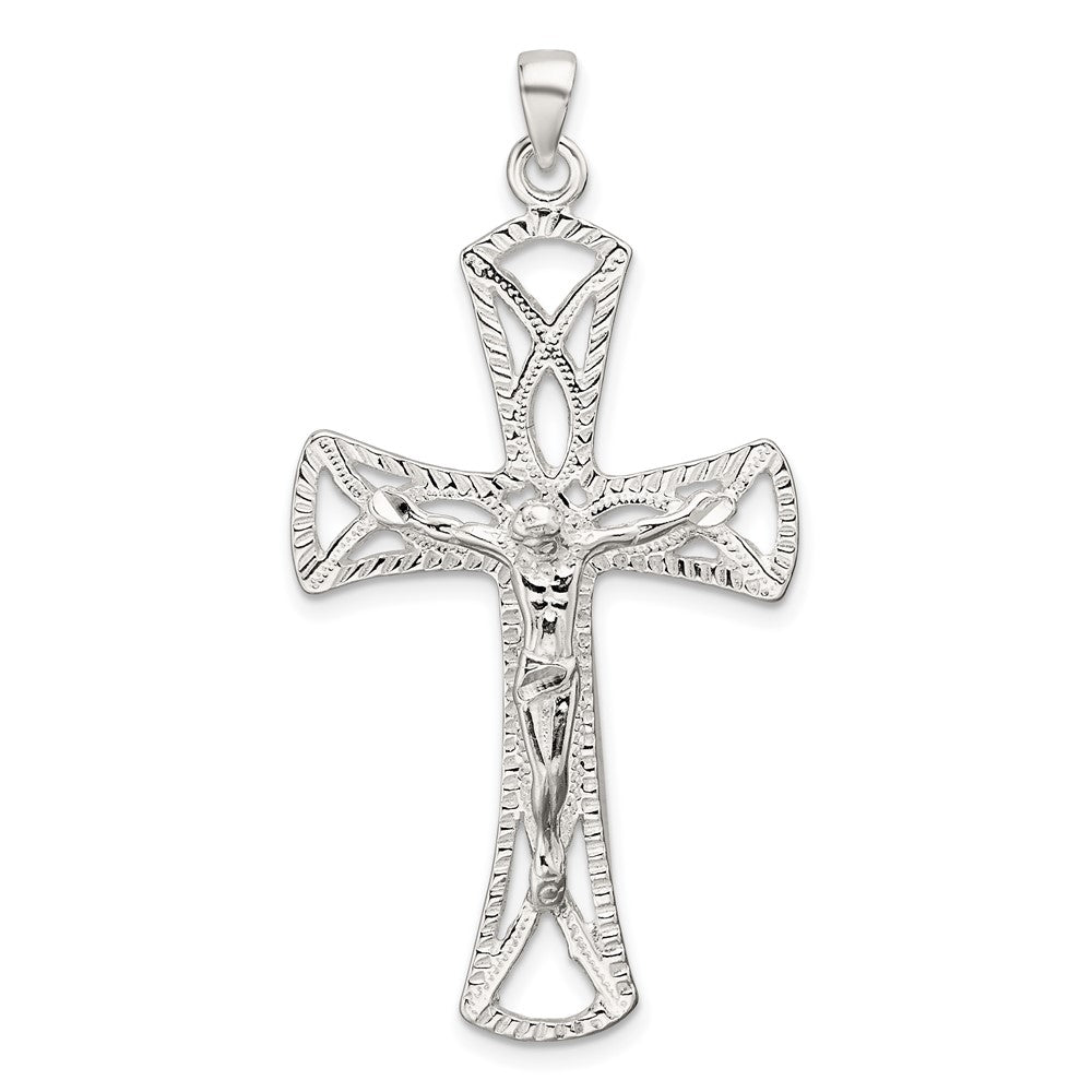 Sterling Silver Crucifix Pendant QC522