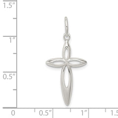 Sterling Silver Passion Cross Charm QC5238