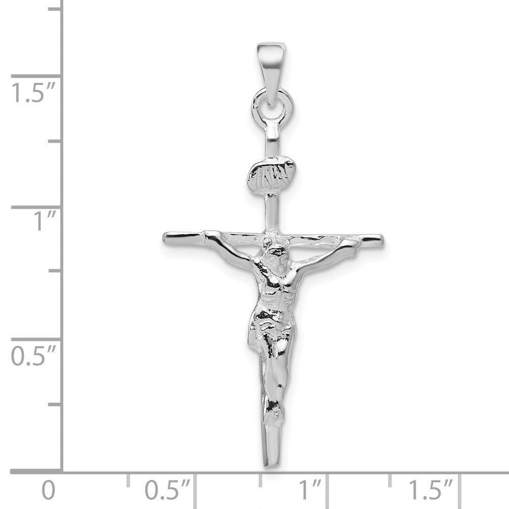 Sterling Silver INRI Crucifix Pendant QC524
