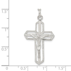 Sterling Silver Crucifix Pendant QC525