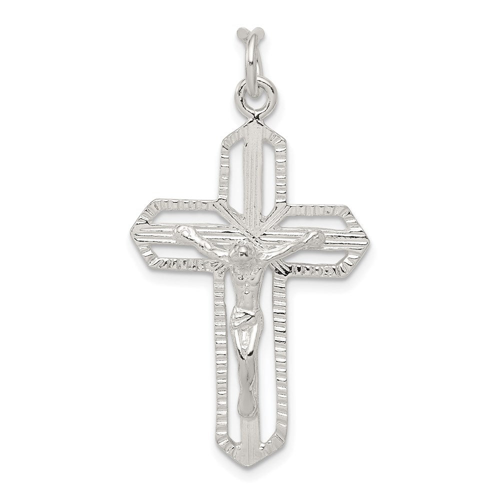 Sterling Silver Crucifix Pendant QC525