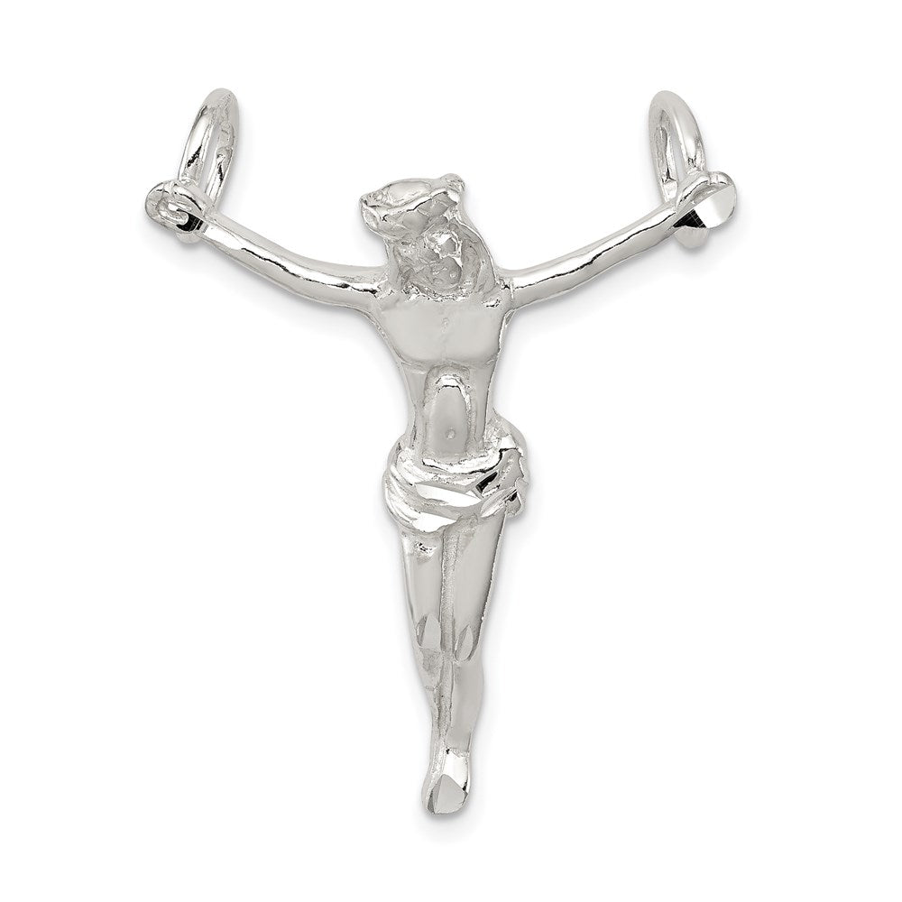 Sterling Silver Corpus (Crucified Christ) Pendant QC531