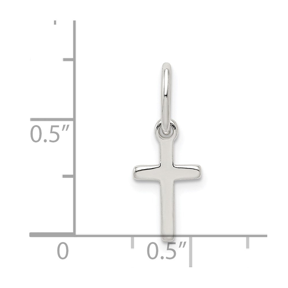Sterling Silver Small Cross Charm QC5389