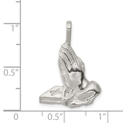 Sterling Silver Praying Hands Charm QC539