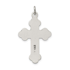 Sterling Silver Antiqued INRI Crucifix Pendant QC5438