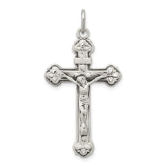 Sterling Silver Antiqued INRI Crucifix Pendant QC5439