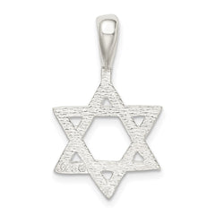 Sterling Silver Star of David Charm QC546