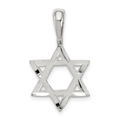 Sterling Silver Star of David Charm QC546