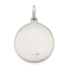 Sterling Silver Antiqued Infant Jesus Medal QC5479