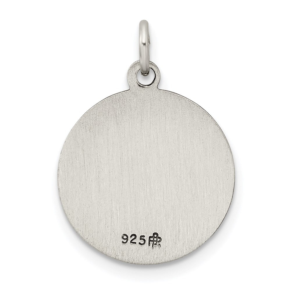 Sterling Silver Antiqued Divino Nino Medal (Divine Infant Jesus) QC5486