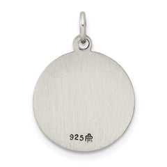 Sterling Silver Antiqued Divino Nino Medal (Divine Infant Jesus) QC5486