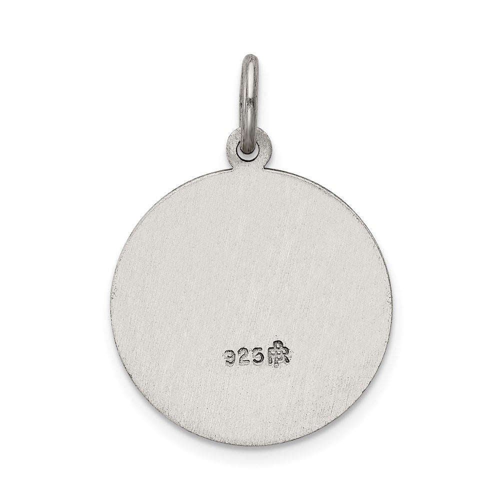 Sterling Silver Antiqued Divino Nino Medal (Divine Infant Jesus) QC5487