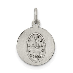 Sterling Silver Antiqued Miraculous Medal QC5500