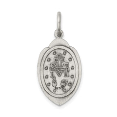 Sterling Silver Antiqued Miraculous Medal QC5505