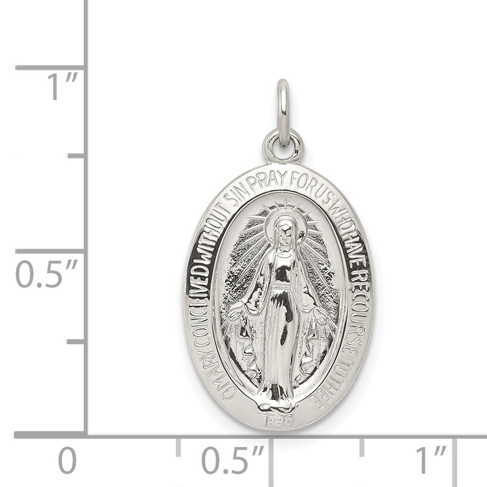 Sterling Silver Miraculous Medal QC5514