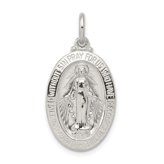 Sterling Silver Miraculous Medal QC5515