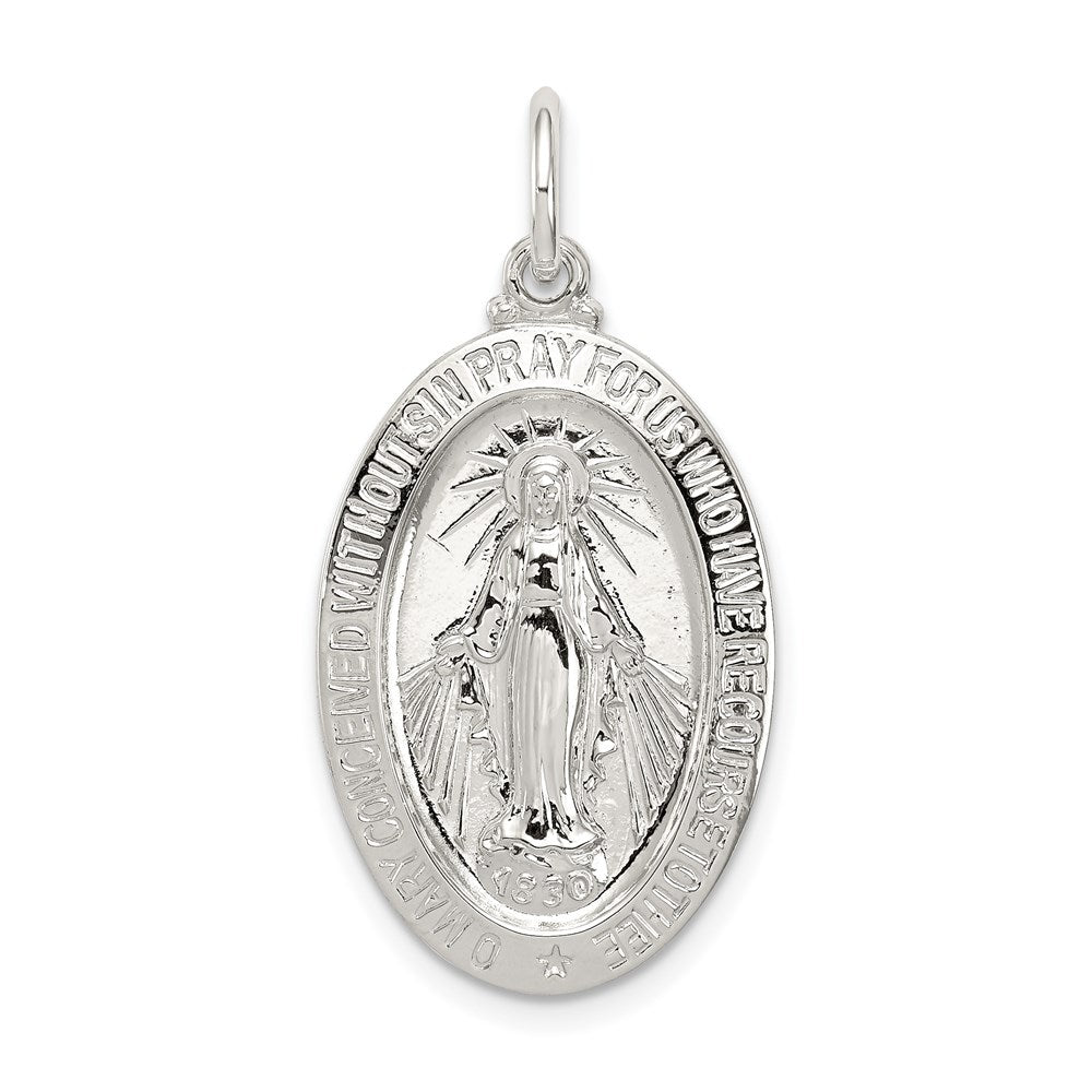 Sterling Silver Miraculous Medal QC5516