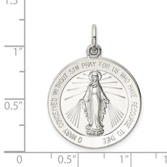 Sterling Silver Miraculous Medal QC5517