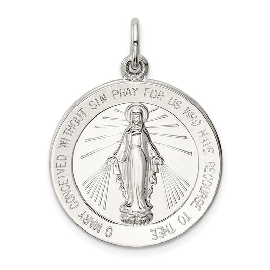 Sterling Silver Miraculous Medal QC5517