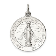 Sterling Silver Miraculous Medal QC5517