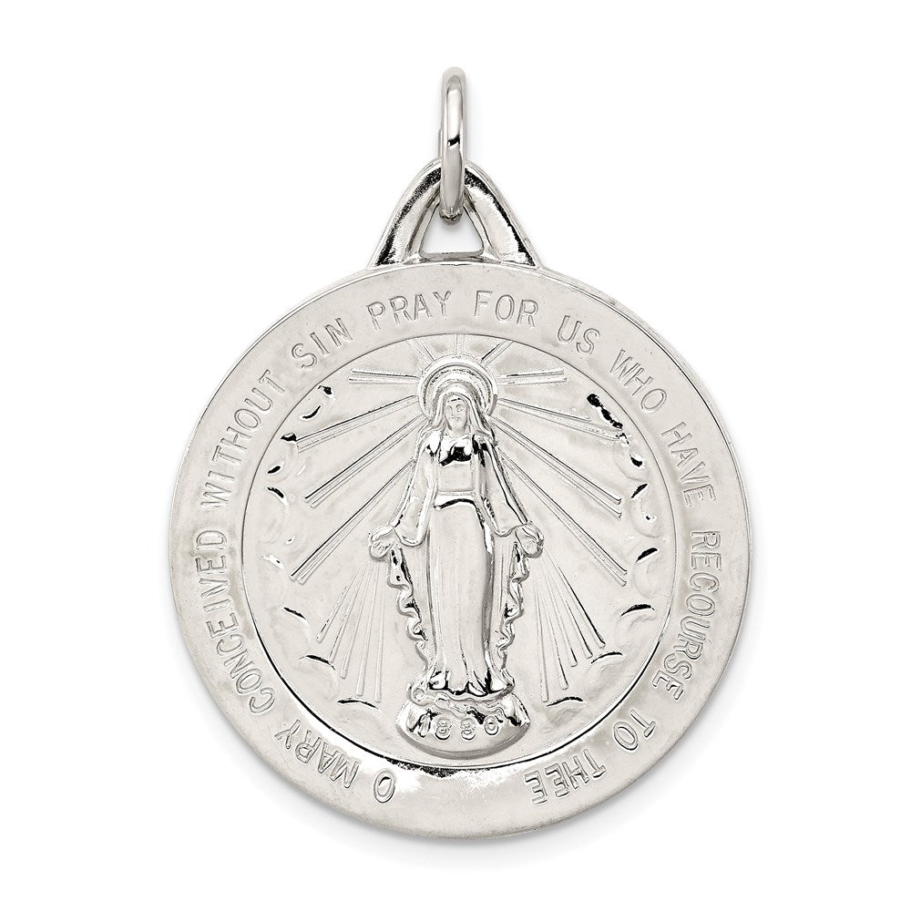 Sterling Silver Miraculous Medal QC5518