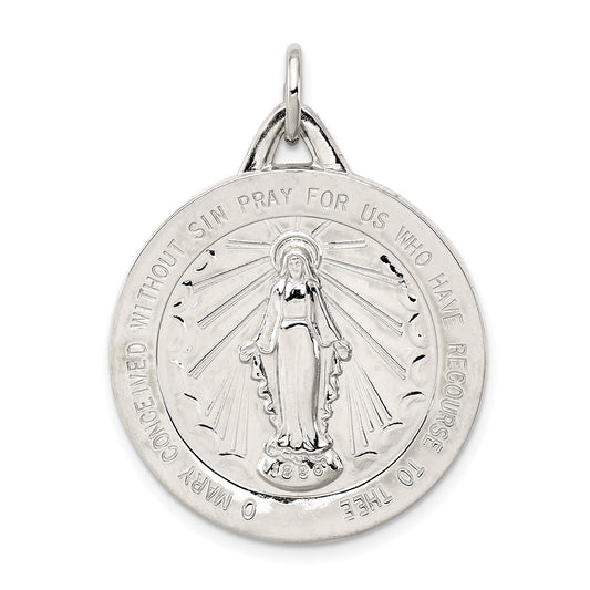 Sterling Silver Miraculous Medal QC5518