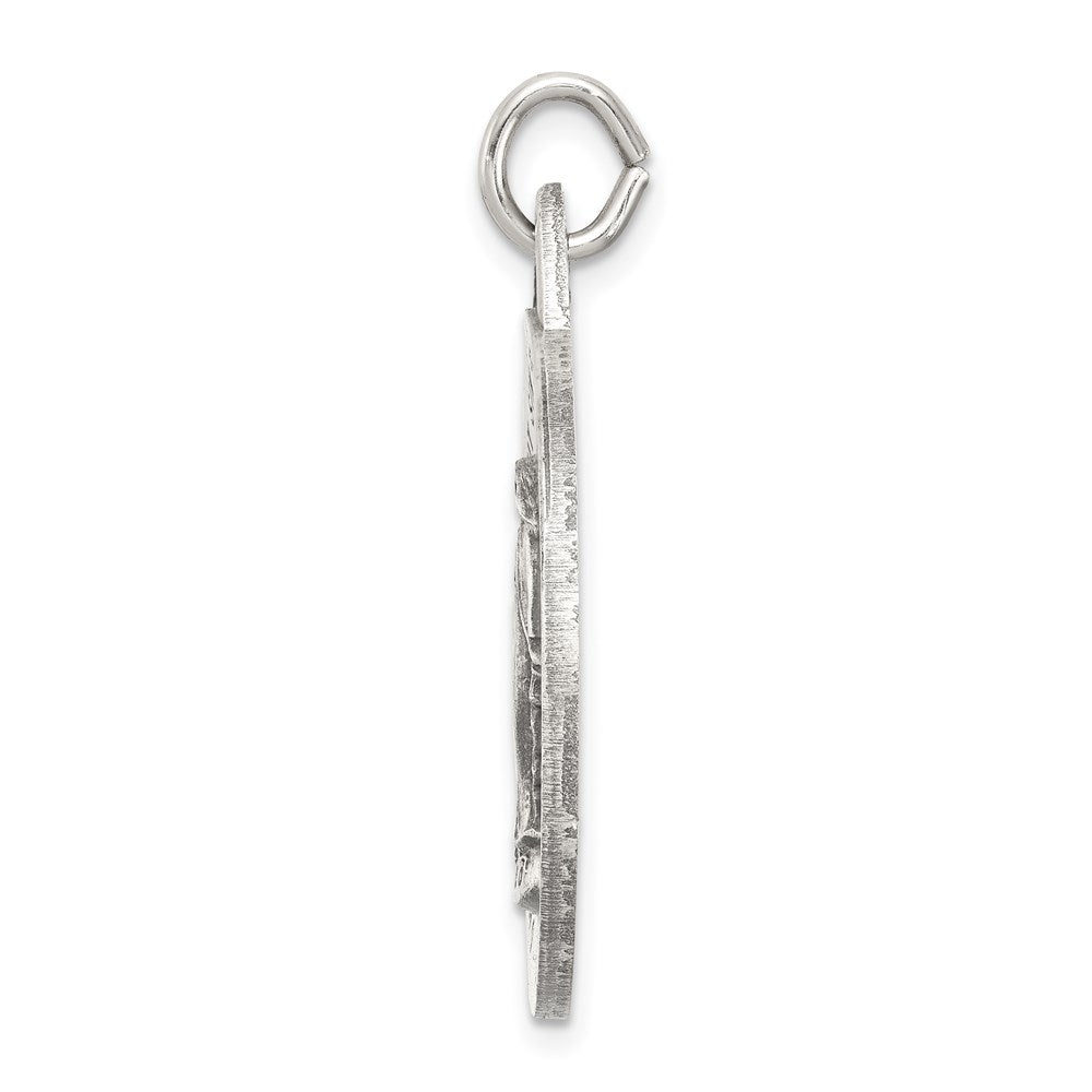 Sterling Silver Antiqued Miraculous Medal QC5519