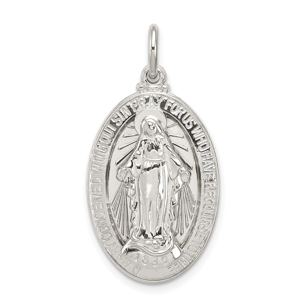 Sterling Silver Miraculous Medal QC5522