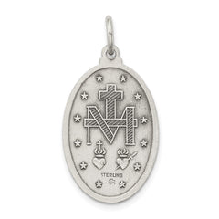 Sterling Silver Antiqued Miraculous Medal QC5523