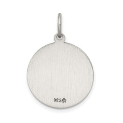 Sterling Silver Antiqued Our Lady of Loreto Medal QC5583