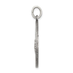 Sterling Silver Antiqued De La Providencia Medal QC5590
