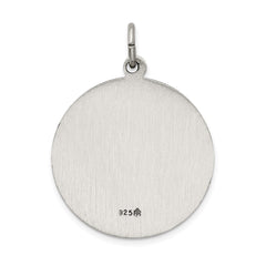 Sterling Silver Antiqued De La Providencia Medal QC5590