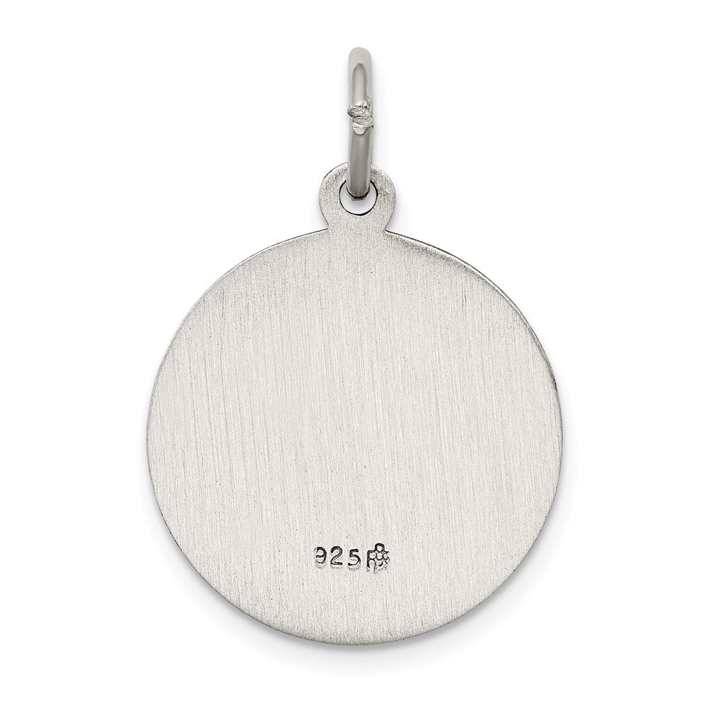 Sterling Silver Antiqued San Juan Los Lagos Medal QC5596