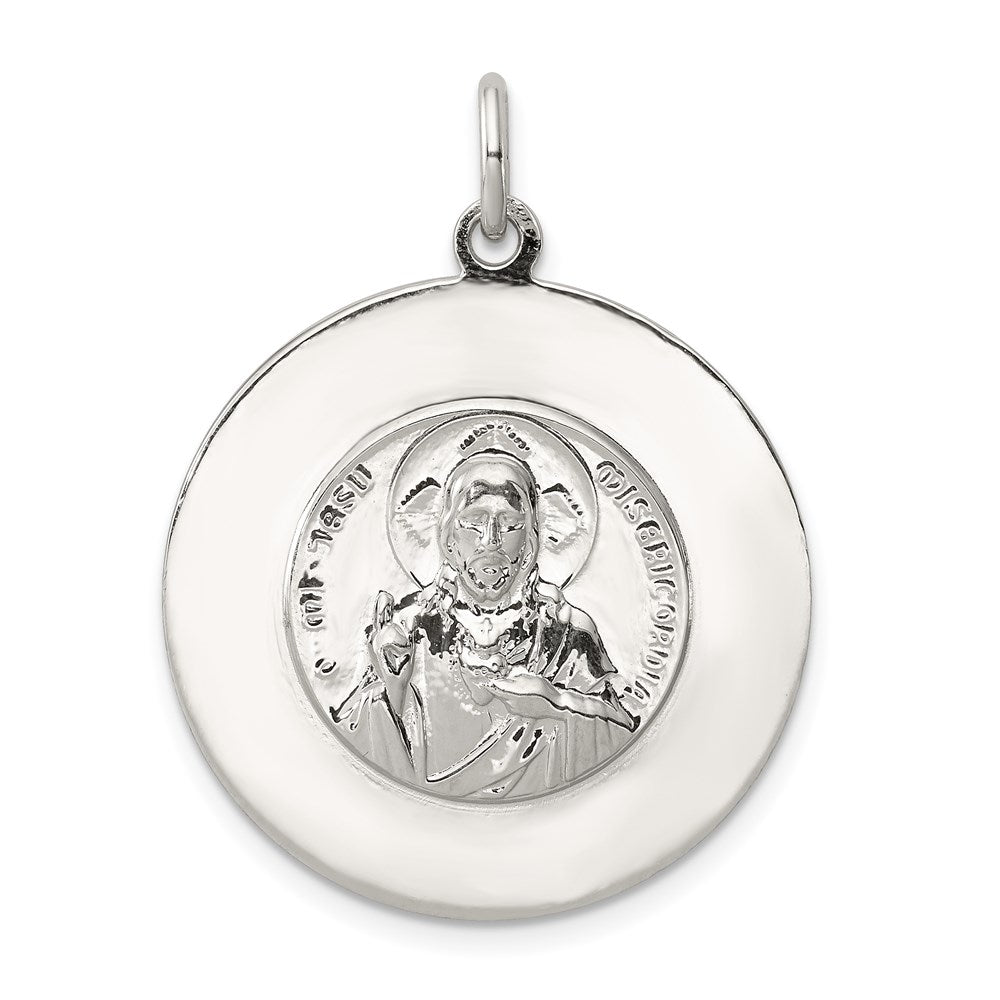 Sterling Silver Queen of the Holy Scapular Medal QC5598