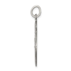 Sterling Silver Antiqued Saint Christopher Medal QC5600