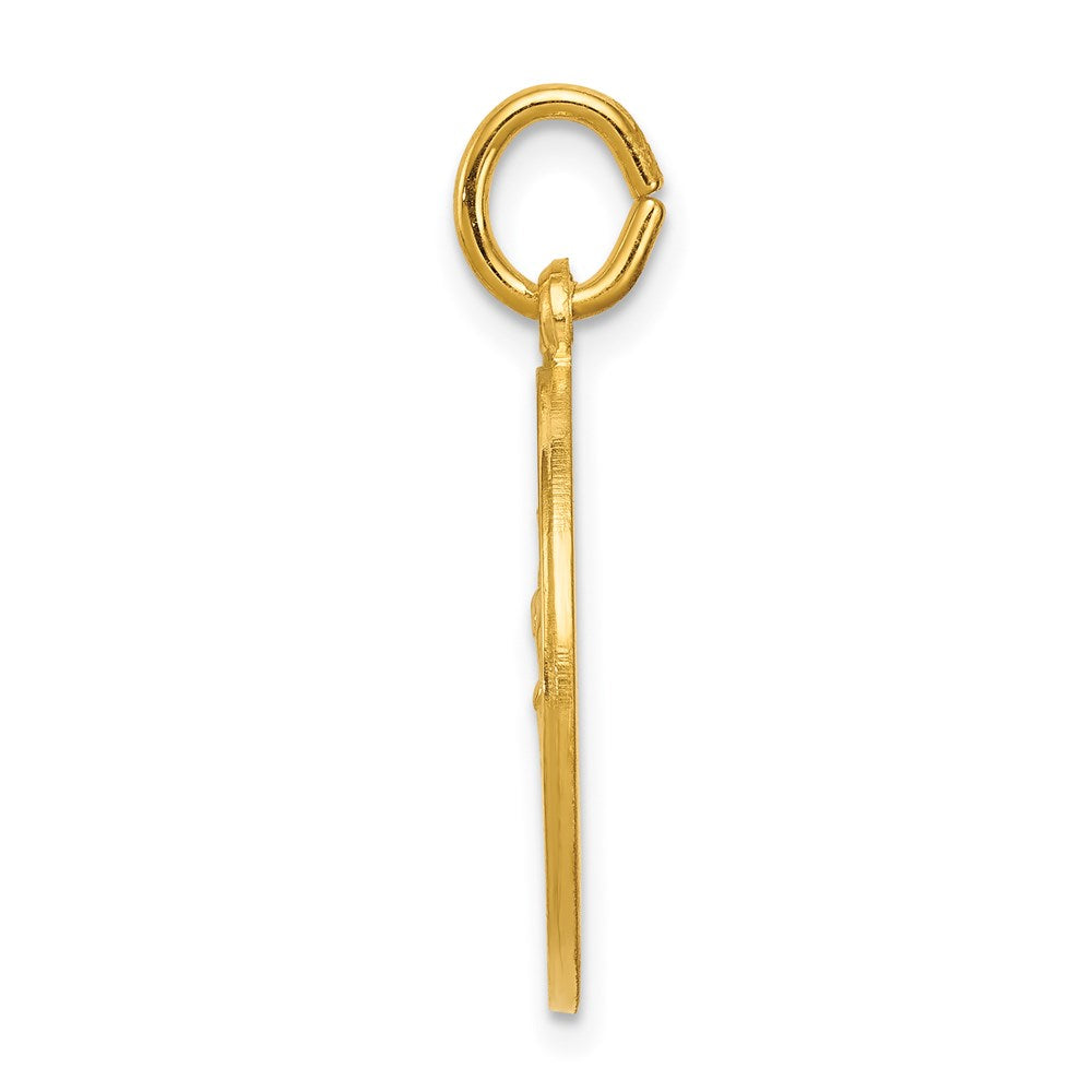 24k Gold-plated Sterling Silver Saint Christopher Medal QC5636