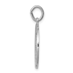 Sterling Silver Rhodium-plated Saint Joseph Medal QC5682