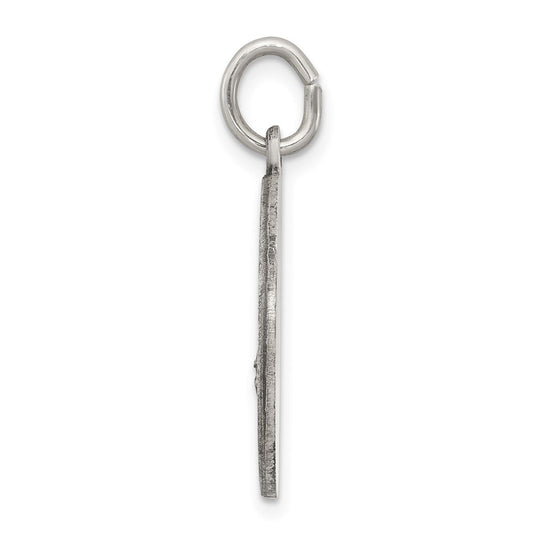 Sterling Silver Antiqued Saint Florian Medal QC5722