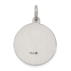 Sterling Silver Antiqued Saint Florian Medal QC5722