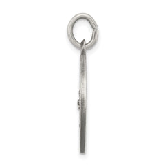 Sterling Silver Antiqued Saint Francis Medal QC5724