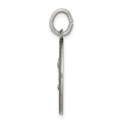 Sterling Silver Antiqued Saint Matthew Medal QC5743