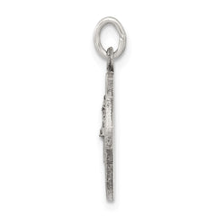 Sterling Silver Antiqued Saint Patrick Medal QC5746