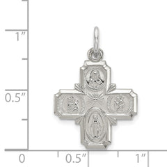 Sterling Silver 4-way Medal QC5804