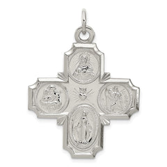 Sterling Silver 4-way Reversible Medal QC5807