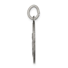 Sterling Silver Antiqued Saint Gabriel Medal QC5818