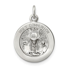 Sterling Silver Holy Communion Medal QC5821