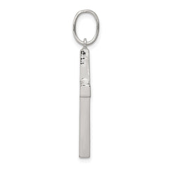 Sterling Silver Polished Cross Pendant QC5831